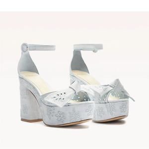 NEW ALEXANDRE BIRMAN women's maxi clarita sandals in serene blue